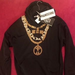 H&M Moschino hooded sweatshirt